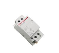 Controlador de interruptor de Contactor Modular de CA for el hogar, carril Din, 2P, 32-63A, CA 110V, 220V, 50/60Hz, 2NO, 2NC, 1NO, 1NC(DC 12V,20A_2NO)