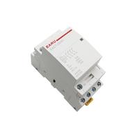Controlador de interruptor de Contactor Modular de CA for el hogar, carril Din, 4P, 16-25A, CA 220V, 230V, 50/60Hz, 4NO, 4NC, 2NO, 2NC(20A,4NC,220V)