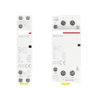 Controlador de interruptor de Contactor Modular for el hogar, carril Din, 2P, CA 110V, 220V, 50/60Hz, 16A, 20A, 25A, 32A, 50A, 40A, 63A, bricolaje(2P-16A,1NO1NC_220V)