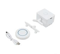 Controlador de interruptor de luz inalámbrico, dispositivo de apagado automático de luz con pulsador de botón remoto, robot de interruptor sin cableado para el hogar, interruptor perezoso ABS