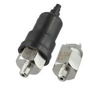 Controlador de interruptor de presión ajustable de 1/4 pulgadas rosca macho QPM11-NC/QPM11-NO, regulador de presión de aire de acero inoxidable con vida útil de 100 millones de ciclos, 220 V/CA 48 V