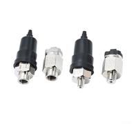 Controlador de interruptor de presión ajustable de 1/4 pulgadas rosca macho QPM11-NC/QPM11-NO, regulador de presión de aire de acero inoxidable con vida útil de 100 millones de ciclos, 220 V/CA 48 V