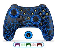 Controlador de interruptor inalámbrico multifuncional para Nintendo Switch/Lite/OLED, controladores de interruptor compatibles con Android, iOS, Windows PC, Switch Pro controlador cuenta con LED,