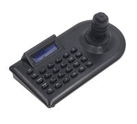 Controlador de Joystick de Cámara PTZ, Mini Teclado de Controlador de Cámara PTZ Analógico con Joystick 4D, RS485, para Cámaras Domo IP PTZ (Enchufe de la UE)