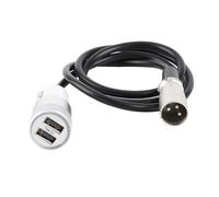 Controlador de joystick de silla de ruedas Motor eléctrico Motor eléctrico Potencia de carga rápida Accesorio de 12-24V