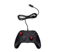 Controlador de Juego Ergonómico con Cable con Disparador de Precisión Mapeo de Teclas Avanzado para PC y Steam Gaming 10 Millones de Pulsaciones (BLACK)