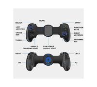 Controlador de Juego Inalámbrico con Ventilador de Refrigeración Semiconductor para PS3/para PS4/para NS /para /para PC A