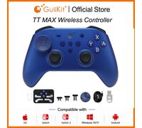 Controlador de Juego Inalámbrico GuliKit TT MAX para Switch 1/2, PC, Android, iOS con Joysticks TMR de Tensión Ajustable y Anti-Deslizamiento SN Edition