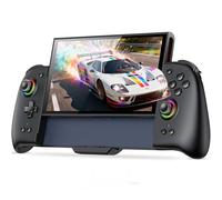 Controlador de juego inalámbrico mejorado para Switch 2, controlador Bluetooth programable con joysticks RGB de efecto Hall/4 ranuras para tarjetas/eje giroscopio/turbo/vibración dual/interruptor de