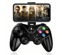 Controlador de Juego inalámbrico para Android, Megadream MFi Bluetooth Mobile Gamepad Joystick para iOS/iPhone 13/Mini/13 Pro Max/12/11,para OnePlus Xiaomi Samsung Motorola Sony Direct Play(Negro)