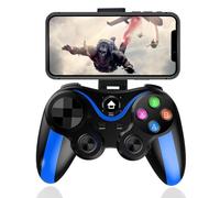 Controlador de Juego inalámbrico para Android, Megadream MFi Bluetooth Mobile Gamepad Joystick para iOS/iPhone 13/Mini/13 Pro Max/12/11, para OnePlus Xiaomi Samsung Motorola Sony Direct Play(Azul)