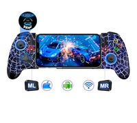 Controlador de juego móvil para iPhone 16/15 y Android, controlador de juegos de teléfono Android con gatillo Hall/Joysticks, gamepad inalámbrico de tamaño completo para Xbox Game Pass, Steam Link