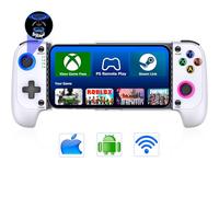 Controlador de juego móvil para iPhone/Android, mando de teléfono inalámbrico, compatible con funda de teléfono, controlador de juegos con palanca de mando Hall adecuado para Xbox Game Pass, Steam