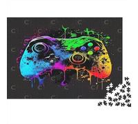 Controlador de Juego Puzzles 1000 Piezas Sin Polvo De Papel Puzle Clásico Gimnasia Cerebral para Puzzle para Enmarcar como Conexión Familiar 38x26cm/1000pcs