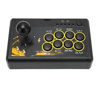 Controlador de Juegos con Cable, Plug and Play 4 en 1 Joystick de Juego con Cable USB Botones Grandes Retro Arcade para PS3
