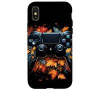 Controlador de Juegos Hojas de otoño Consola de Videojuegos Carcasa para iPhone X/XS