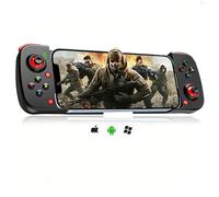 Controlador de juegos inalámbrico para iPhone/iPad/iOS/Android/Samsung/PC Gamepad Joystick con botón trasero, disparadores analógicos, elástico, Bluetooth 5.0 de baja latencia, juego directo para CODM
