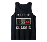 Controlador de Juegos Keep It Classic Old School Throwback Camiseta sin Mangas