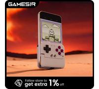 GameSir Pocket Taco Mando de Juego Móvil Vertical - Gamepad Bluetooth Retro Arcade para Android y Smartphone, Portátil, Batería 600mAh, Personalización por App - Blanco