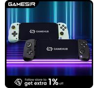 Controlador de Juegos Móvil GameSir X5 Lite para Android y iPhone 16/15, Joystick con Efecto Hall, Gamepad Portátil Black