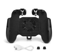 Controlador de juegos móviles Alloy Trigger para la mejor experiencia de juego móvil. Diseño ergonómico, ventilador de refrigeración y versión
