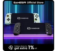 Controlador de Juegos Móviles GameSir X5 Lite para Android iPhone 16/15 - Diseño Ligero, Efecto Hall, Sin Desviación, Personalización por Aplicación Gray