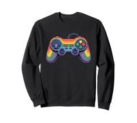 Controlador de Juegos Rainbow, Genial, Retro, para Adolescentes, niños, Hombres y niños Sudadera