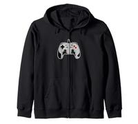 Controlador de Juegos Vintage Joystick Videogamer 8Bit Retro Sudadera con Capucha