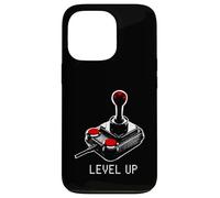 Controlador de Juegos Vintage Level Up, Joystick, vídeo Retro de 8 bits Carcasa para iPhone 13 Pro