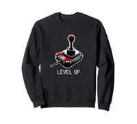 Controlador de Juegos Vintage Level Up, Joystick, vídeo Retro de 8 bits Sudadera