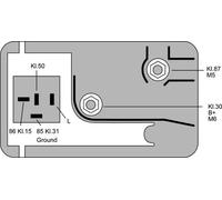 Controlador de las bujías de incandescencia 4RV 008 188-101 HELLA para RENAULT