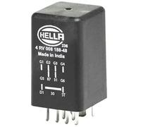 HELLA 4RV 008 188-481 Unidad de control, tiempo de incandescencia - 12V - Número de conexiones: 9 - postincandescente - Número de cilindros: 4