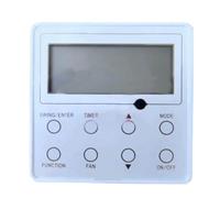 Controlador De Línea En Inglés for Aire Acondicionado, Compatible Con Gree, XE75-44 / E 300001061325 Z4M3511CJ XK117 300001000204 Controlador De Pared for Aire Acondicionado(XK117)