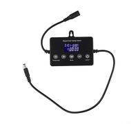 Controlador de luz de acuario con temporizador para tira de luces LED de 12-24 V, sincronización inteligente con simulación de amanecer y atardecer, memoria de apagado,