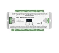 Controlador de luz de escalera con sensor PIR de 32 canales ES32, interruptor con sensor infrarrojo de cuerpo humano, control de tira de luz RGB monocromática(ES32 Controller Only)