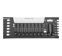 Controlador de luz de escenario, control de luz, discoteca, fiesta, DJ, equipo operador, color negro, 192 CH DMX512