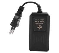 Controlador de luz de pecera, temporizador de pecera, temporizador de luz de acuario, enchufe de sincronización de pecera, controlador de temporizador de acuario ajustable 110-220 V Enchufe de la UE