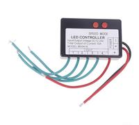 Controlador de luz LED para señalización 4-9 canales 12V 24V DC, velocidad y modos ajustables, rendimiento de alto rendimiento, para diversos efectos de señalización, controlador dinámico de