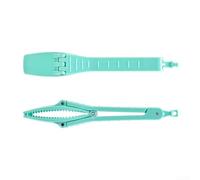 Controlador de mano con clip para atrapar peces, mordaza dentada para un manejo seguro, accesorio ligero para aparejos de 22,5 x 4 cm (azul)