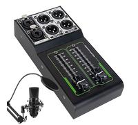 Controlador de monitor de estudio, controlador de volumen profesional pasivo y 1 interruptor de audio de y 2 salidas, fader de 70 mm para un control de sonido preciso en sistemas de grabación
