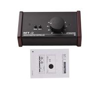 Controlador de monitor pasivo activo de mtlaveshy con un ajuste preciso de atenuación y una función de silencio clave para el monitoreo de estudio y la configuración de DJ viene