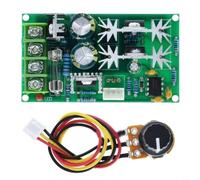 Controlador de motor CC 10-60V 20A para pwm | Regulación del potenciómetro para motores cepillados 12V 24V 36V 48V Automatización industrial