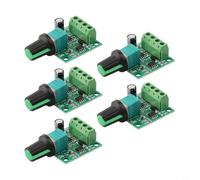Controlador de motor CC de 2 A con ciclo de trabajo ajustable 0-100% para 1.8 V, 3 V, 5 V, 6 V, 12 V, regulador de intensidad LED bajo y motores pequeños