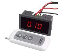 Controlador de motor CC pwm 12V 24V 5A con control remoto RF para regulador de voltaje variable Unidad de accionamiento del ventilador 91x40mm