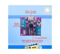 Controlador de Motor de CC de 5 V/7 V/9 V, Interruptor Ajustable de Tres Velocidades con Función de Carga, Módulo de Accionamiento de Ventilador