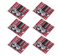 Controlador de Motor de CC Mini L298N (Paquete de 6), MX1508, minicontrolador de Velocidad PWM de Dos Canales, 1,5 A, bidireccional, Puente H Doble, reemplazo de Motor Paso a Paso