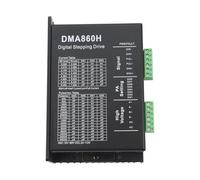 Controlador de motor paso a paso DMA860H para Nema 23 34 42, 18-80VAC 7.2A 200KHz Pulso para respuesta, Auto-Tuning para controlador CNC para 57 86 motores bifásicos