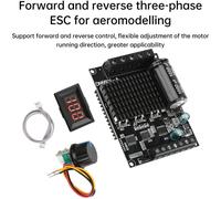 Controlador de Motor Sin Escobillas de CC Trifásico de 6-72 V PWM de Alta Potencia de 1600 W 20 A, Placa Controladora de Motor Hall, Regulador de