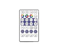 Controlador de música LED SPI DC/U de 5 V, 12 V y 24 V, atenuador de 2048 píxeles, control remoto for WS2812 y WS2811(Only -A4)