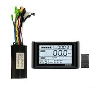 Controlador de onda sinusoidal de 24/36/48V 26A 500/750W con pantalla SW900 para bicicleta eléctrica y scooter eléctrico, compatible con tipos de motor sin escobillas y protocolo UART